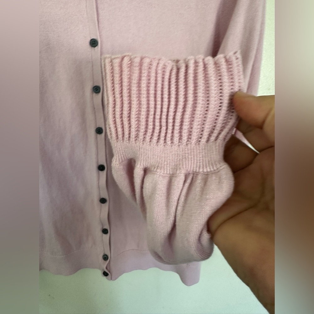 Boden Cardigan Womens Pink Wool Cotton Sweater size US 16/18 - Picture 3 of 10